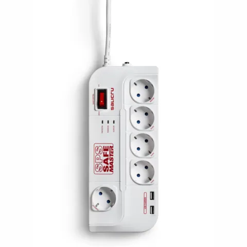 Multiprise parafoudre Salicru SPS SAFE Master 5 prises Schuko 918 J