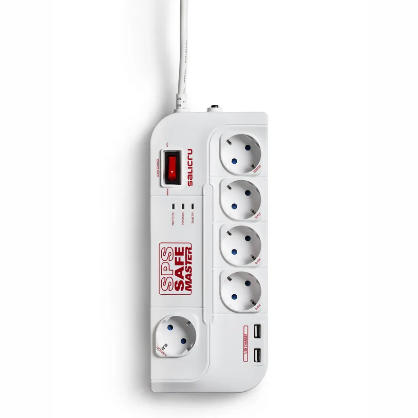 Multiprise parafoudre Salicru SPS SAFE Master 5 prises Schuko 918 J
