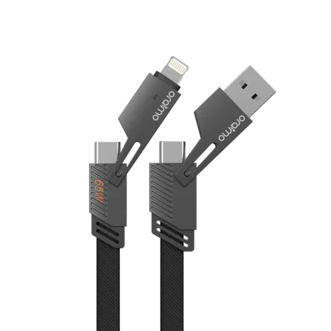 Câble 4 en 1 Oraimo SpeedLine 4 OCD-155 USB-C et Lightning, 65 W, 1 m