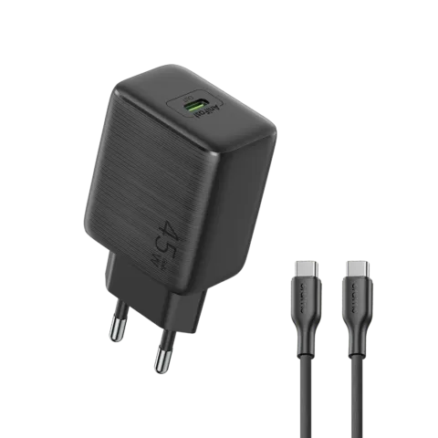 Chargeur GaN Oraimo PowerGaN 451 45 W USB-C, prise européenne