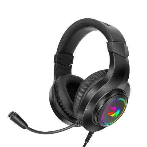 Casque gaming filaire Redragon H260 Hylas avec micro et éclairage RGB