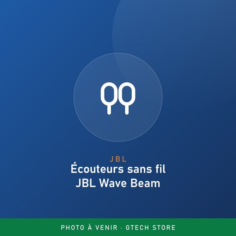 Écouteurs sans fil JBL Wave Beam