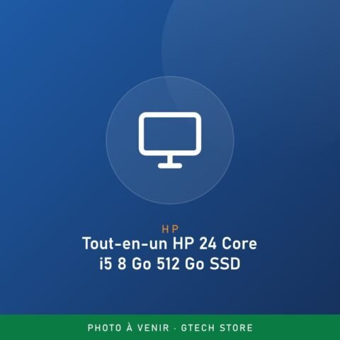 Tout-en-un HP 24 Core i5 8 Go 512 Go SSD