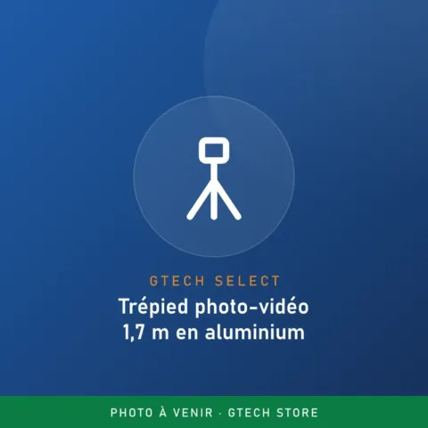 Trépied photo-vidéo 1,7 m en aluminium