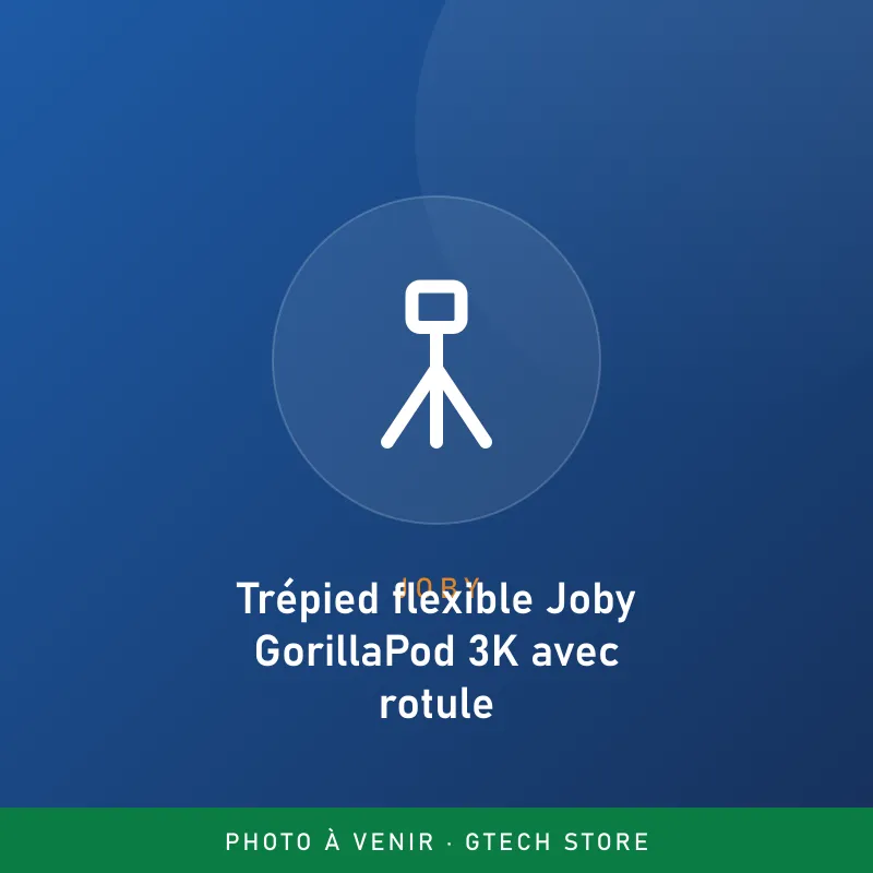 Trépied flexible Joby GorillaPod 3K avec rotule
