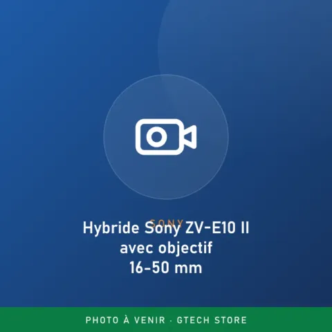 Hybride Sony ZV-E10 II avec objectif 16-50 mm