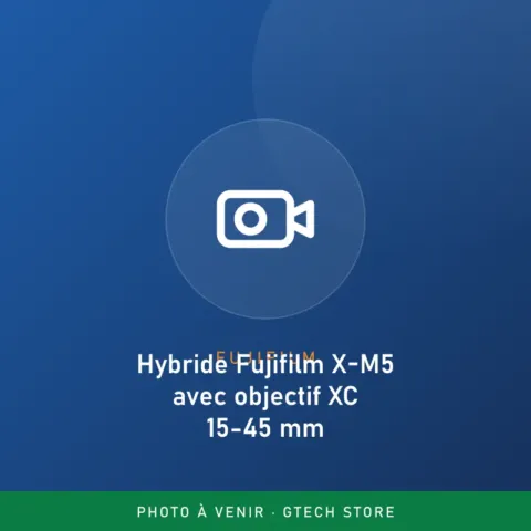 Hybride Fujifilm X-M5 avec objectif XC 15-45 mm