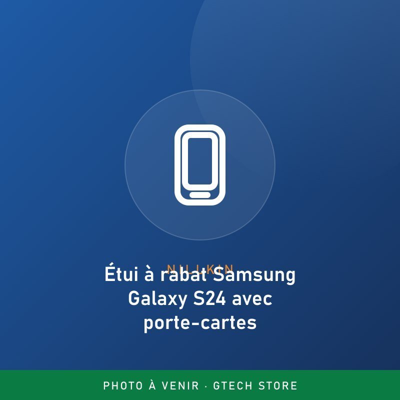 Étui à rabat Samsung Galaxy S24 avec porte-cartes