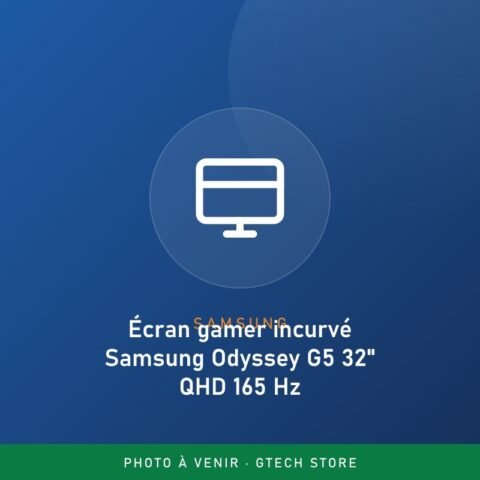 Écran gamer incurvé Samsung Odyssey G5 32&Prime; QHD 165 Hz