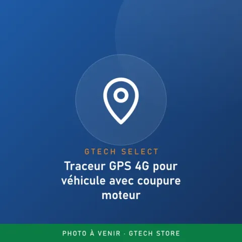 Traceur GPS 4G pour véhicule avec coupure moteur