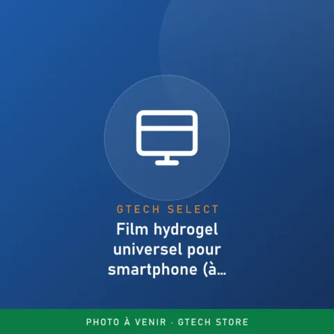 Film hydrogel universel pour smartphone (à découper)
