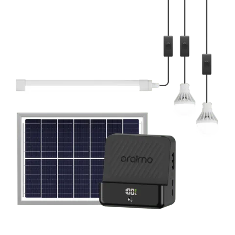 Kit solaire maison Oraimo PowerSolar 382 OPS-5381 panneau 10 W et 3 lampes