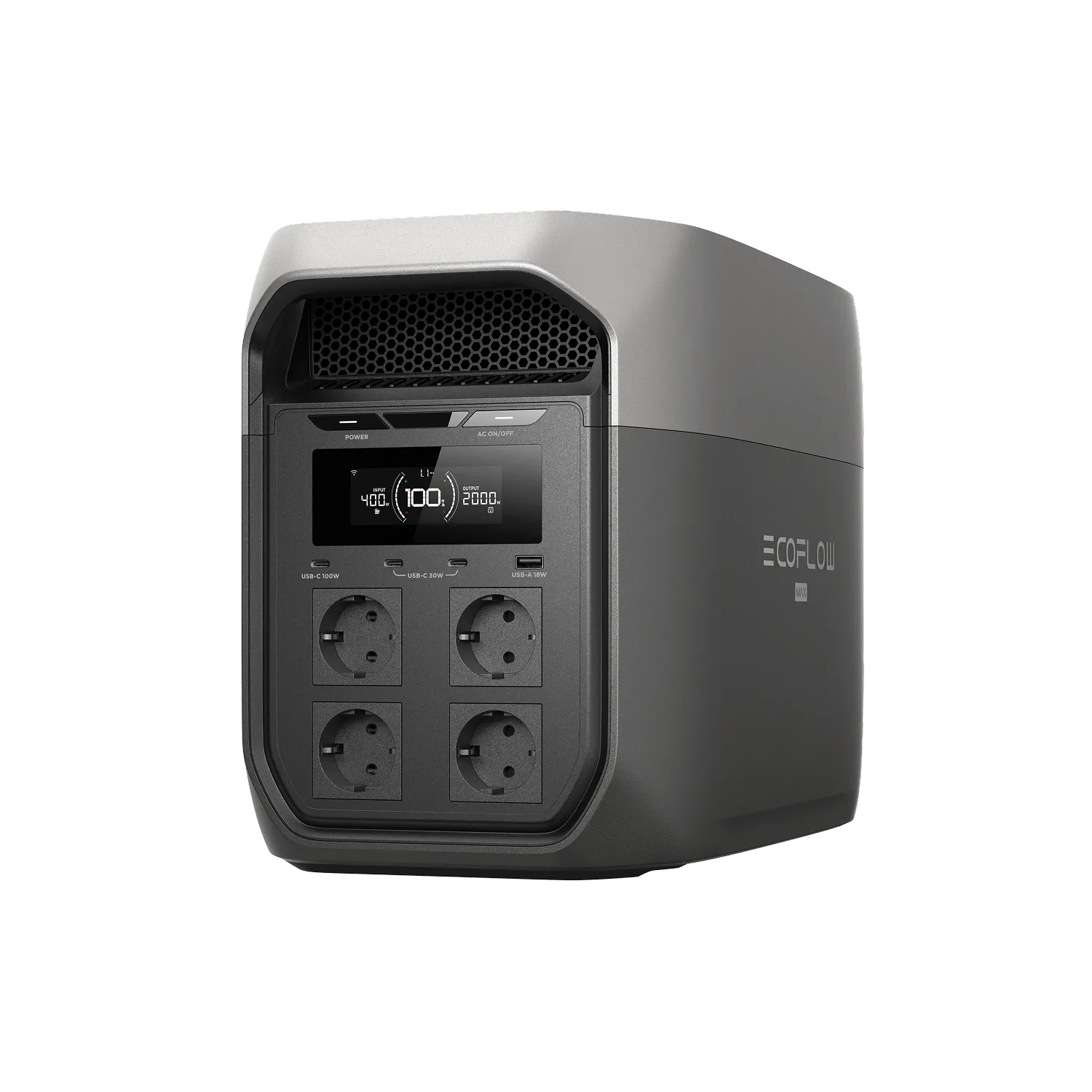 EcoFlow DELTA 3 Max Portable Power Station 2,048Wh 2,400W