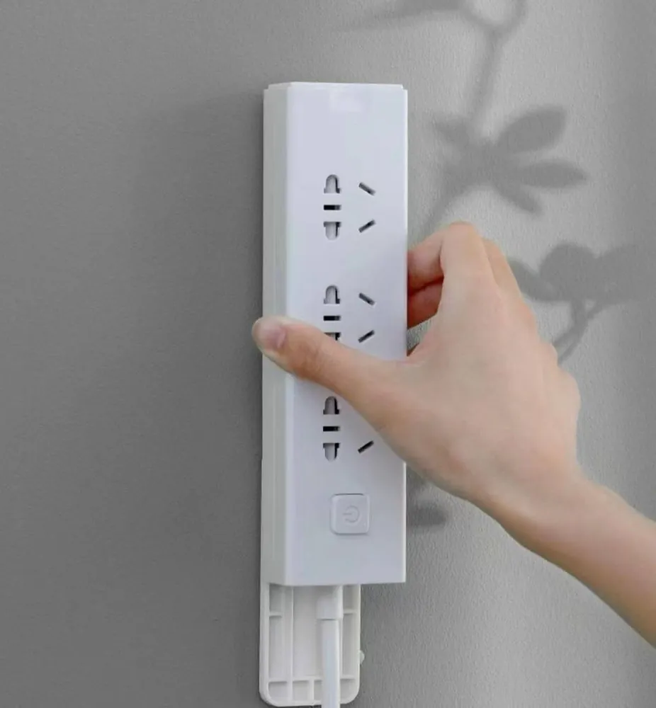 Support mural adhésif pour multiprise, sans perçage et détachable – Image 2