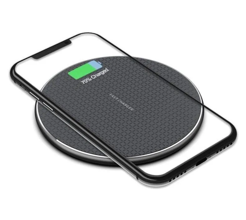 Chargeur sans fil à induction 15 W, norme Qi, ultra-plat
