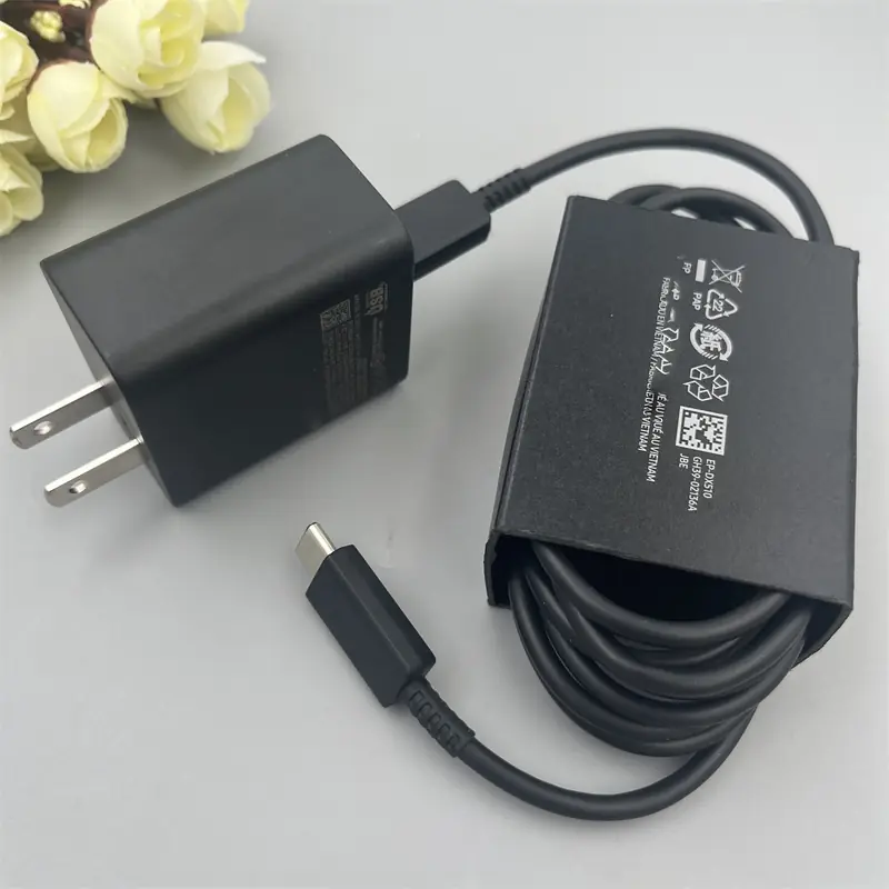 Chargeur Samsung 45 W d’origine avec câble USB-C 5 A, charge ultra-rapide 2.0 – Image 3