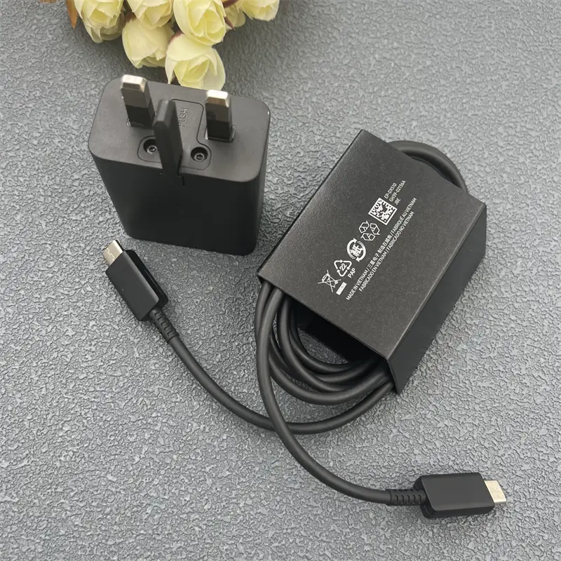 Chargeur Samsung 45 W d’origine avec câble USB-C 5 A, charge ultra-rapide 2.0 – Image 4