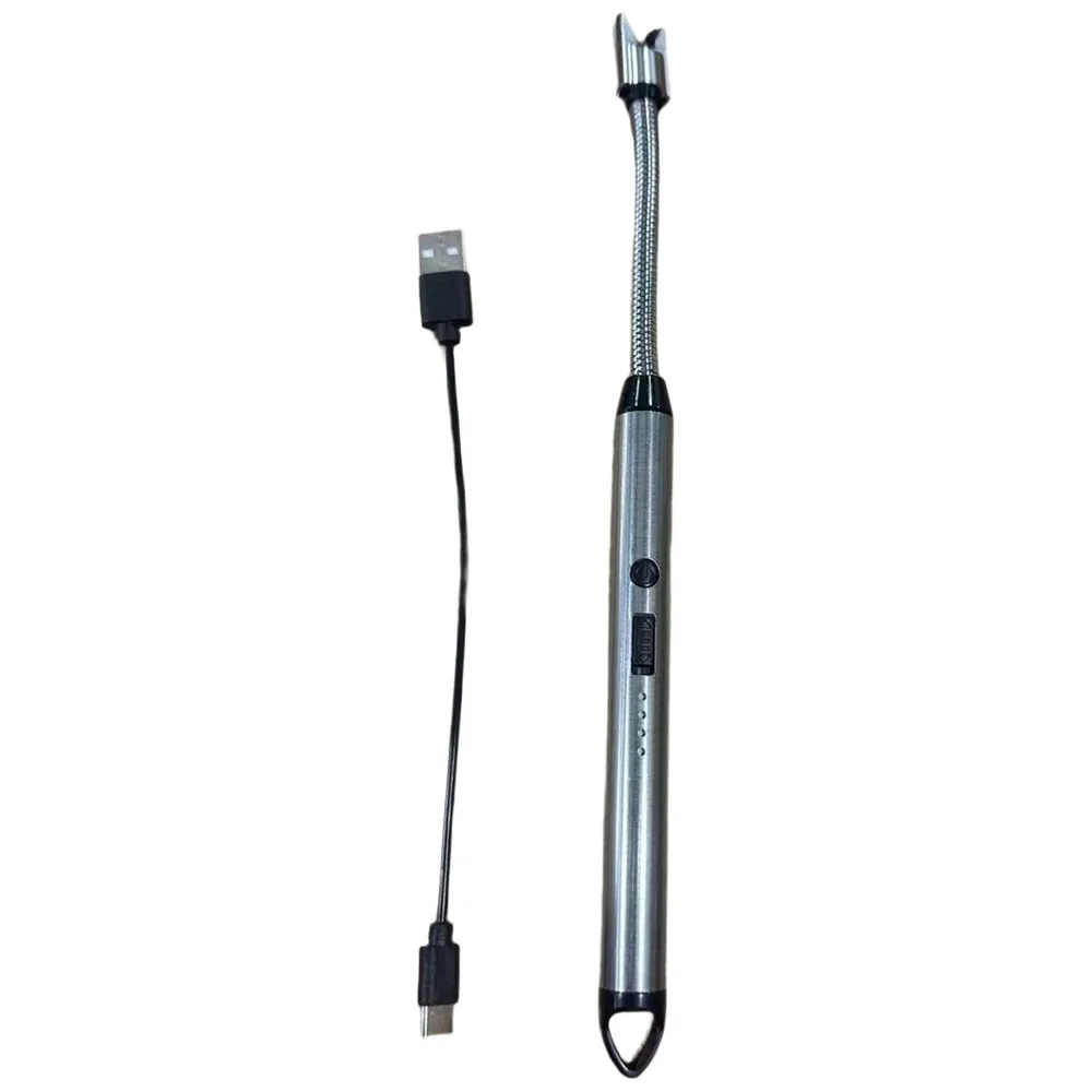 Allume-gaz électrique à arc rechargeable USB-C (Electric Arc BBQ Lighter), col flexible, pour cuisinière, bougies et barbecue