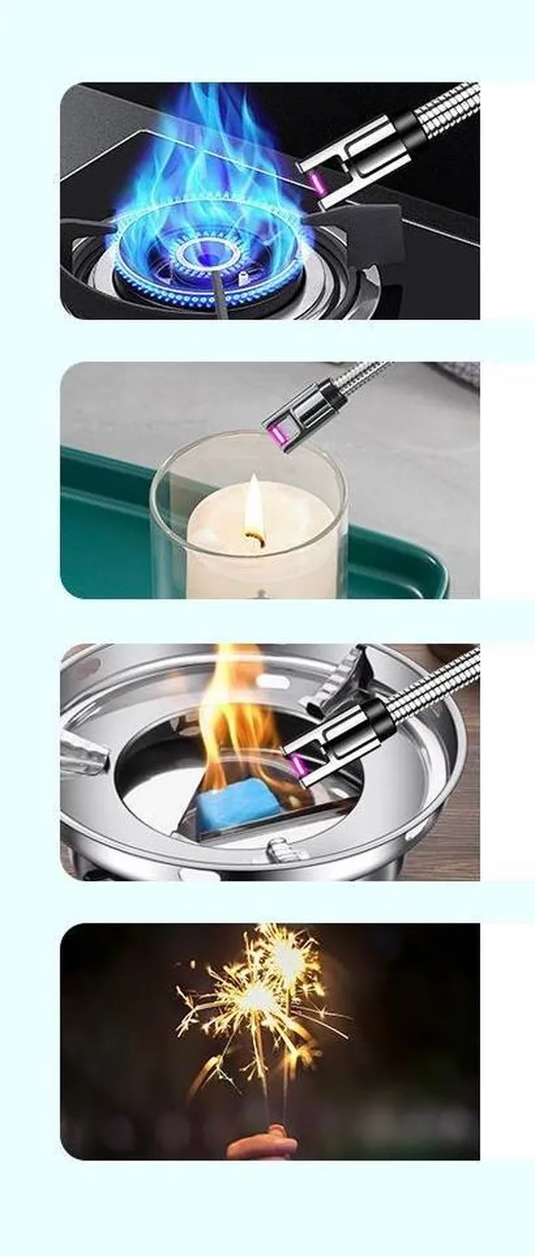 Allume-gaz électrique à arc rechargeable USB-C (Electric Arc BBQ Lighter), col flexible, pour cuisinière, bougies et barbecue – Image 4