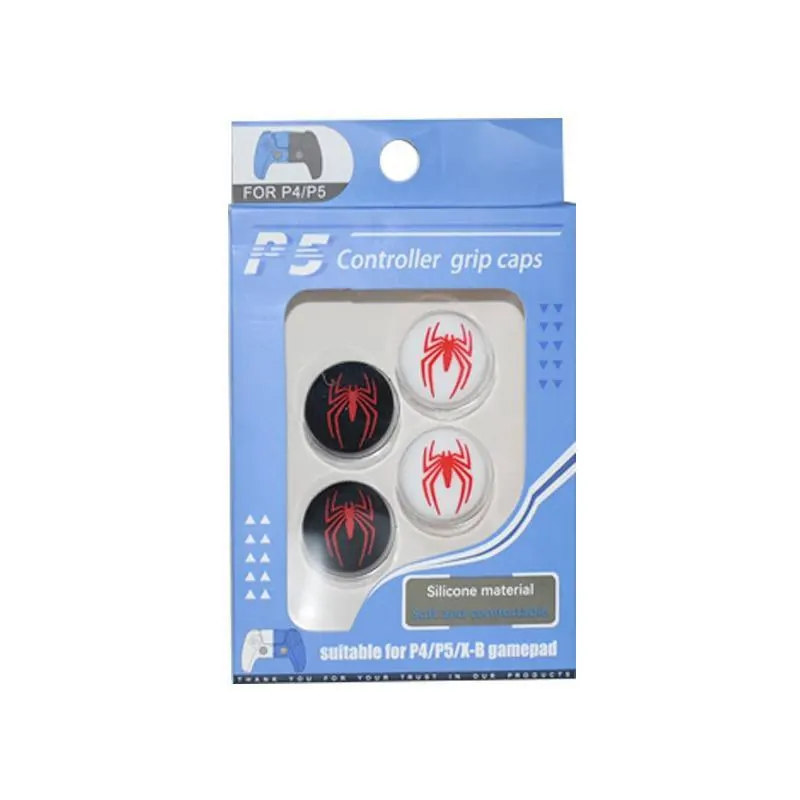 Capuchons de joystick en silicone pour manettes PS5, PS4 et Xbox, lot de 4, 5 motifs – Image 2