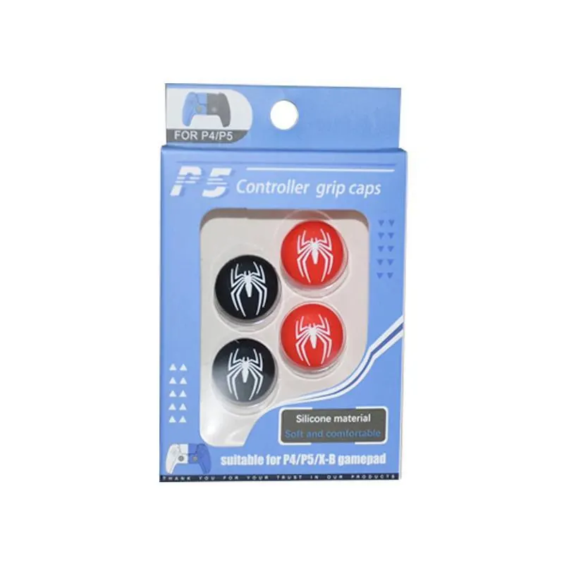 Capuchons de joystick en silicone pour manettes PS5, PS4 et Xbox, lot de 4, 5 motifs – Image 5