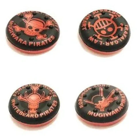 Paire de capuchons de joystick en silicone, 6 motifs : One Piece, Marvel, God of War, Assassin’s Creed