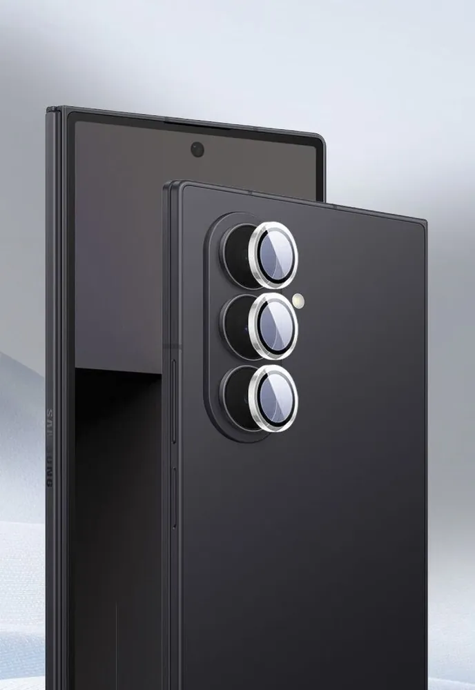 Anneaux de protection caméra Samsung Galaxy Z Flip 7, argent ou noir – Image 3
