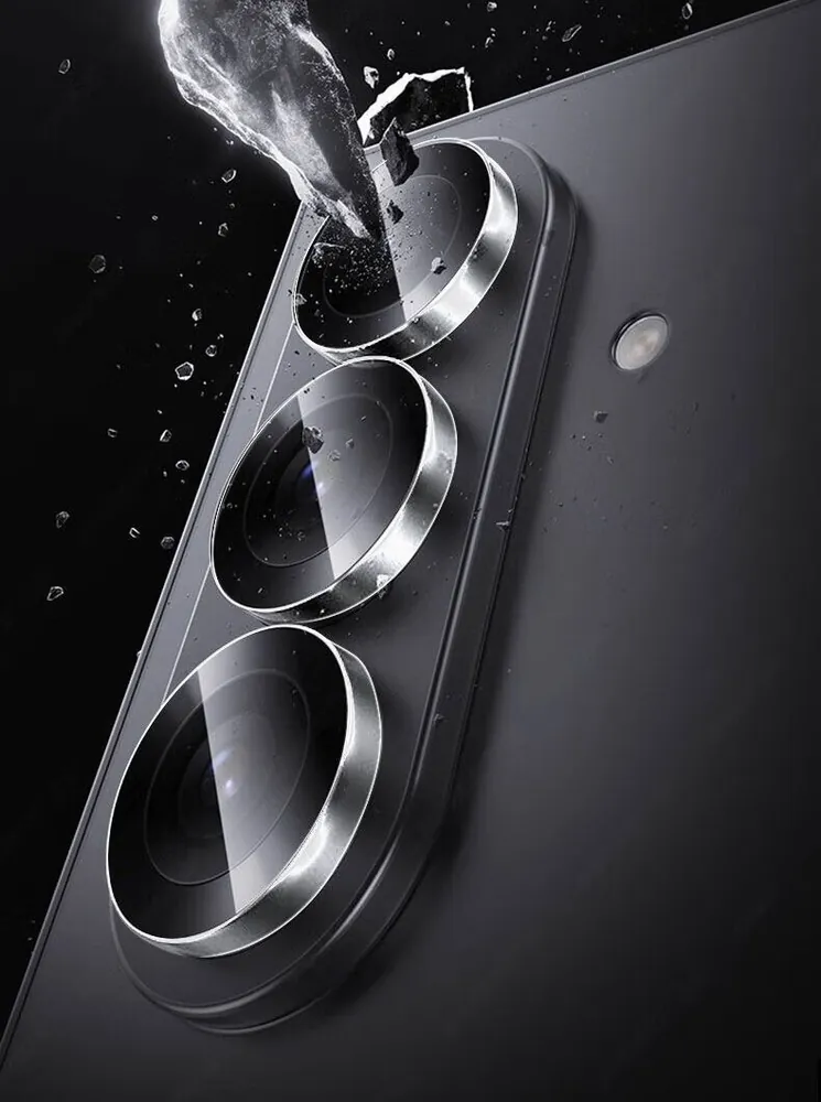 Anneaux de protection caméra Samsung Galaxy Z Flip 7, argent ou noir – Image 4
