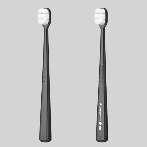 Brosse à dents ultra-souple Ranea, plus de 10 000 poils, pour gencives sensibles