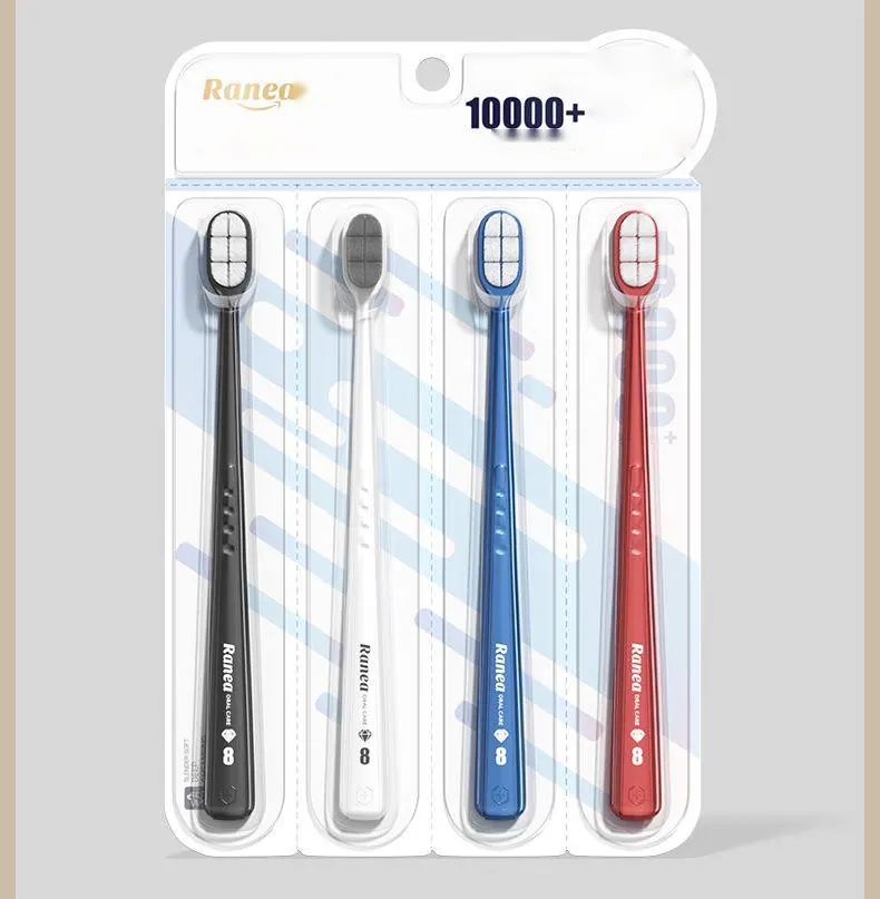 Brosse à dents ultra-souple Ranea, plus de 10 000 poils, pour gencives sensibles - Image 2